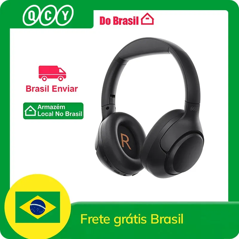 [Dobrasil/Moedas R$187] Headphone Sem Fio Qcy H3 Anc Com Cancelamento De Rudo 43db, At 60 Horas De Bateria